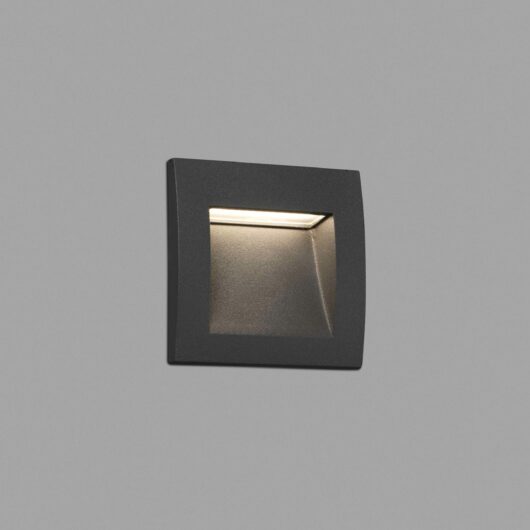 Sedna-1 Dark Gri Recessed Lamp Led 1W 3000K 1