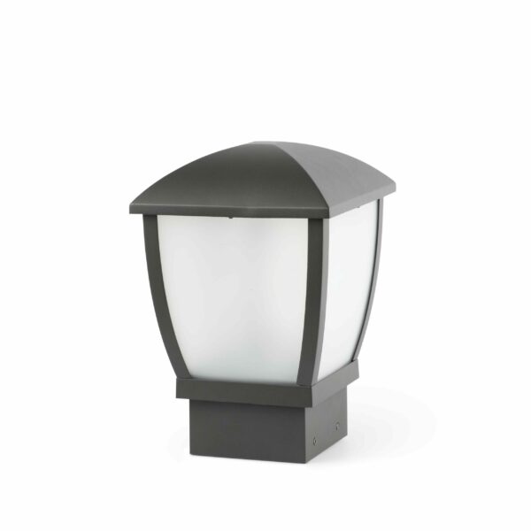 Wilma Dark Gri Post Lamp 1 X E27 100W 1