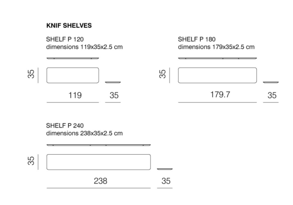 Knif - Etajere modulare 10