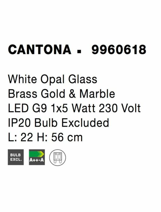 Cantona - Lampa masa 8