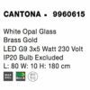 Cantona - Lusta asimetrica cu 3 globuri 8