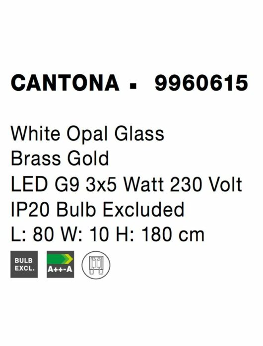 Cantona - Lusta asimetrica cu 3 globuri 4