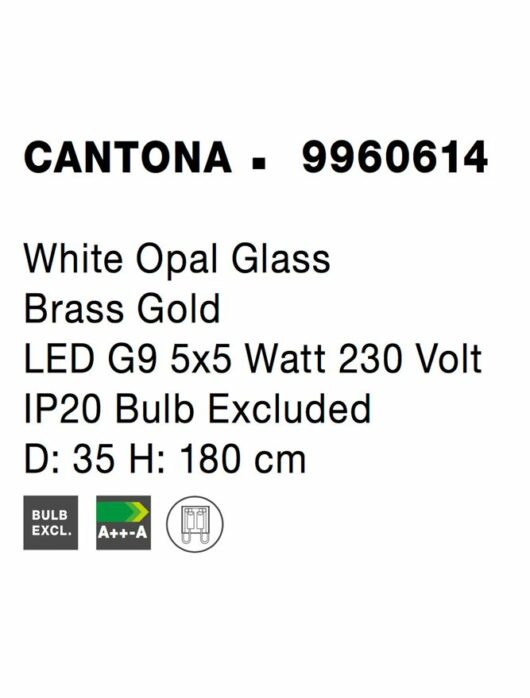 Cantona - Lusta simpla cu 5 globuri 6
