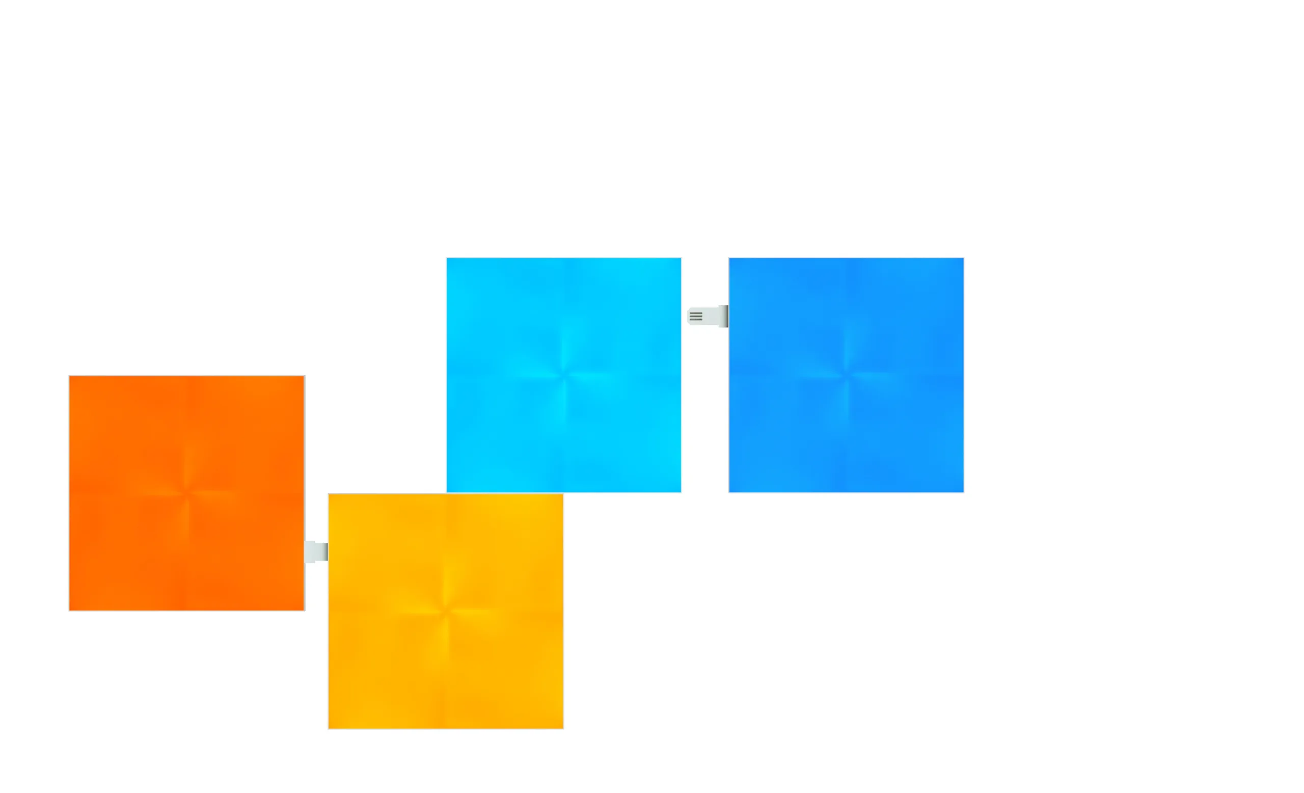 Nanoleaf Canvas - Pachet de expansiune cu 4 panouri