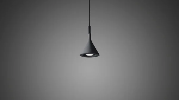 Lampă suspendată Aplomb Mini Graphite pe site-ul Traccia