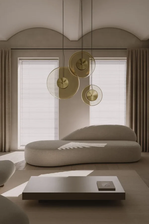Corp de iluminat suspendat Zen, stil modern