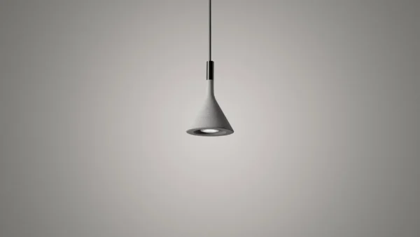 Mini lămpi de beton gri Aplomb de la Traccia