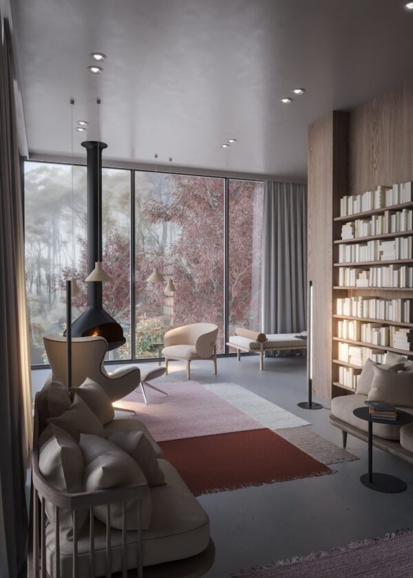 Design interior modern cu iluminat AQForm