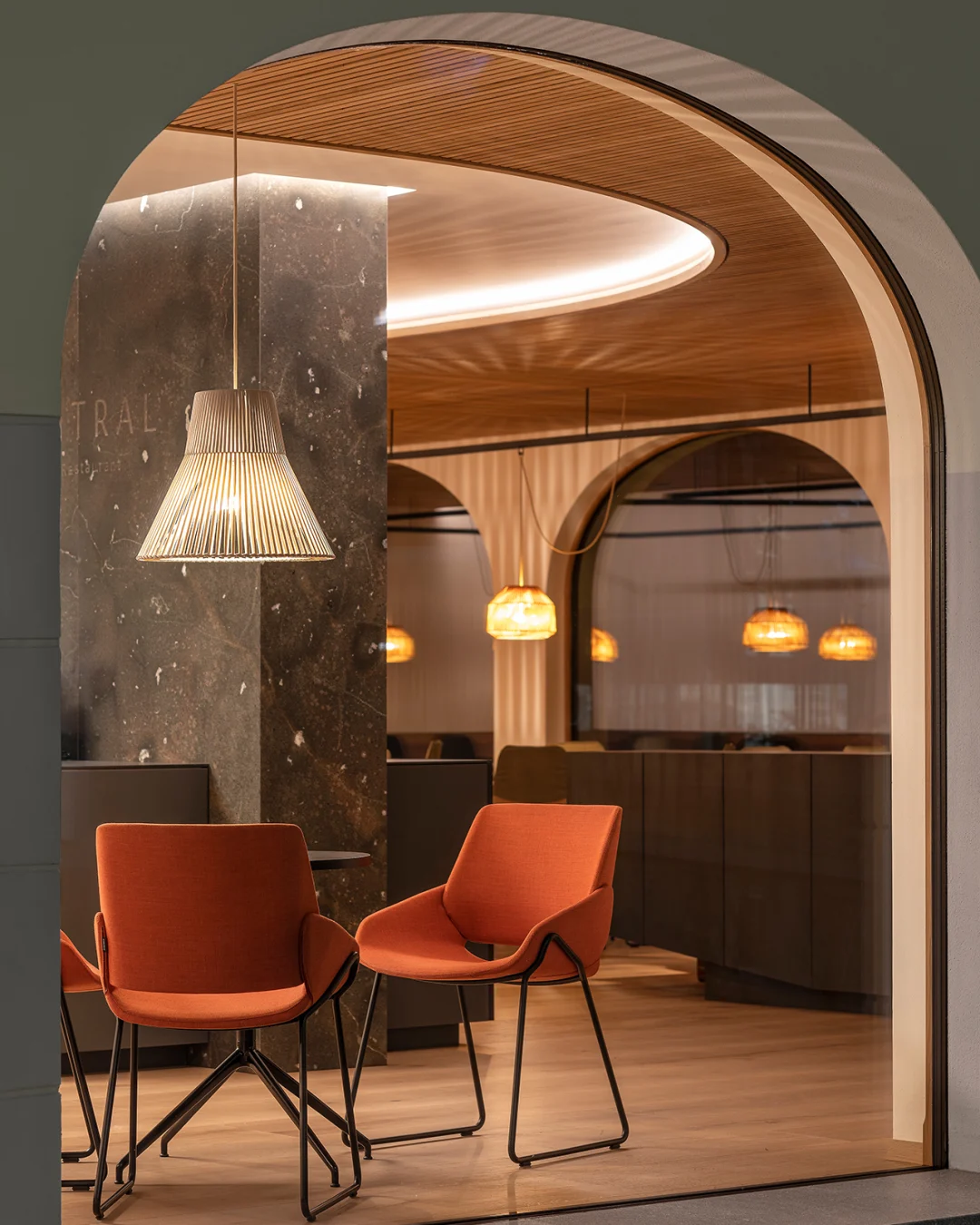 Scaun bar Monk with backrest