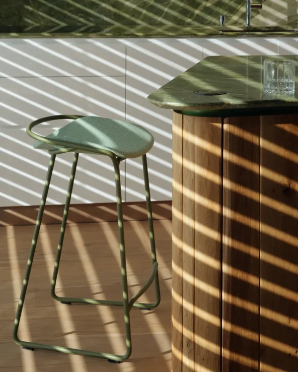 Scaun bar Monk with backrest