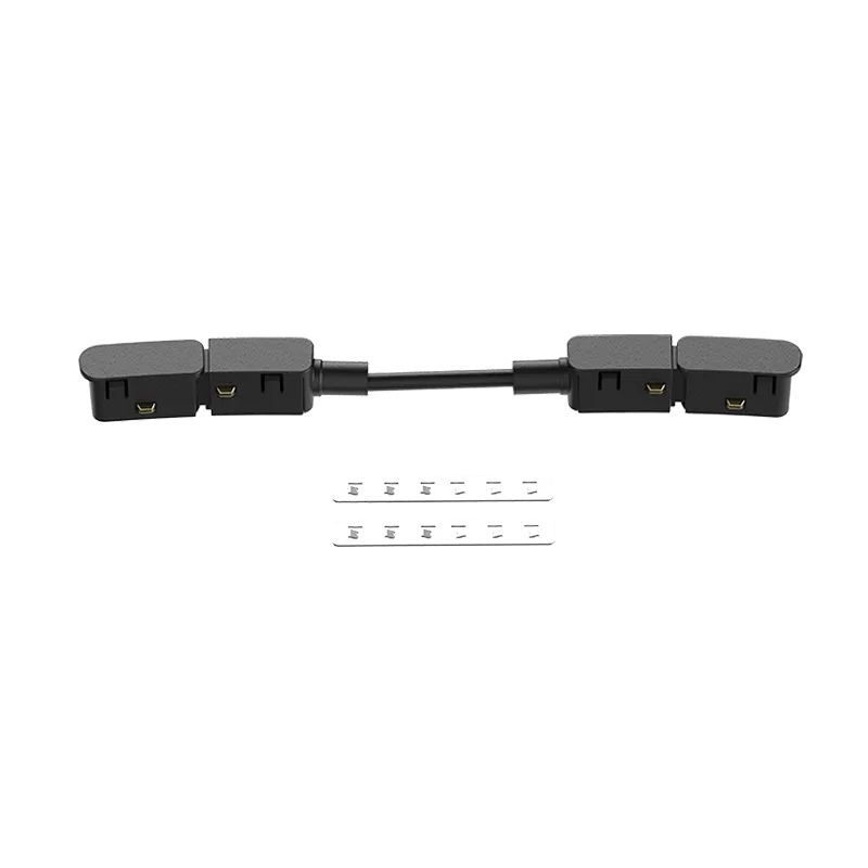 Conector liniar MT20 incastrat, Negru, 190x17x16.2mm.