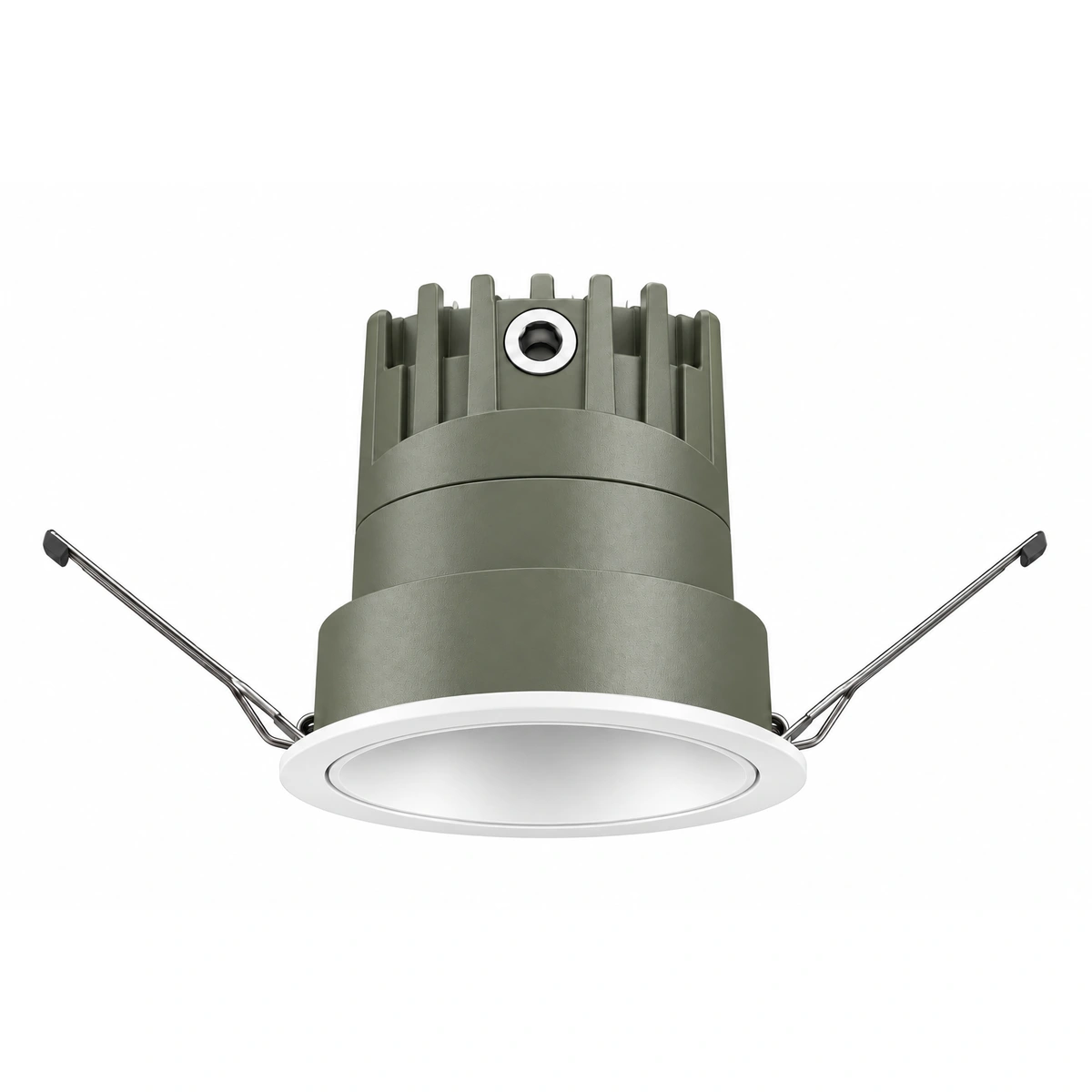 Spot incastrat Alb Ray 75, 12W, 2700K, CRI>90, optica 36 grade, On/off, diametru 75mm.