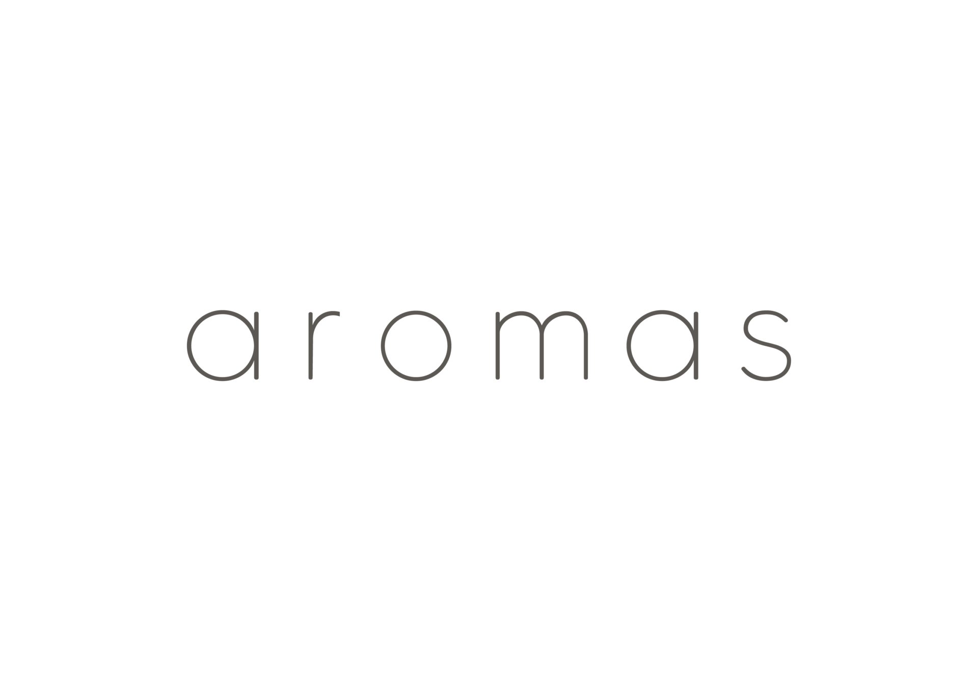 Textul „aromas” pe fundal negru