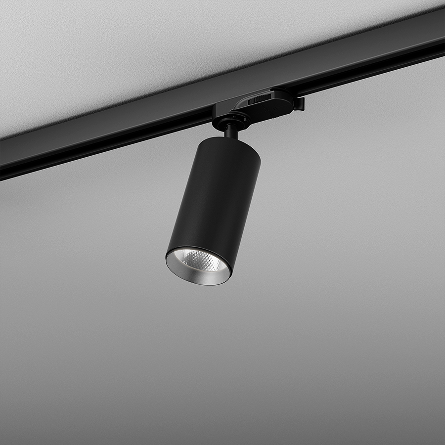 16362-m930-wb-00-12 AQForm PET midi LED M930 50° pe șină negru