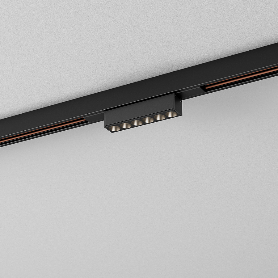 16457-m930-wb-da-12 AQForm RAFTER mini points 10 LED M930 45° DALI MULTITRACK negru