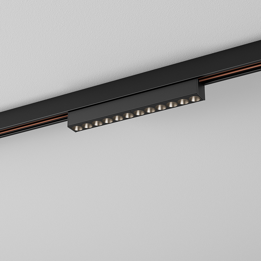 AQForm RAFTER mini points 20 LED M930 45° MULTITRACK negru