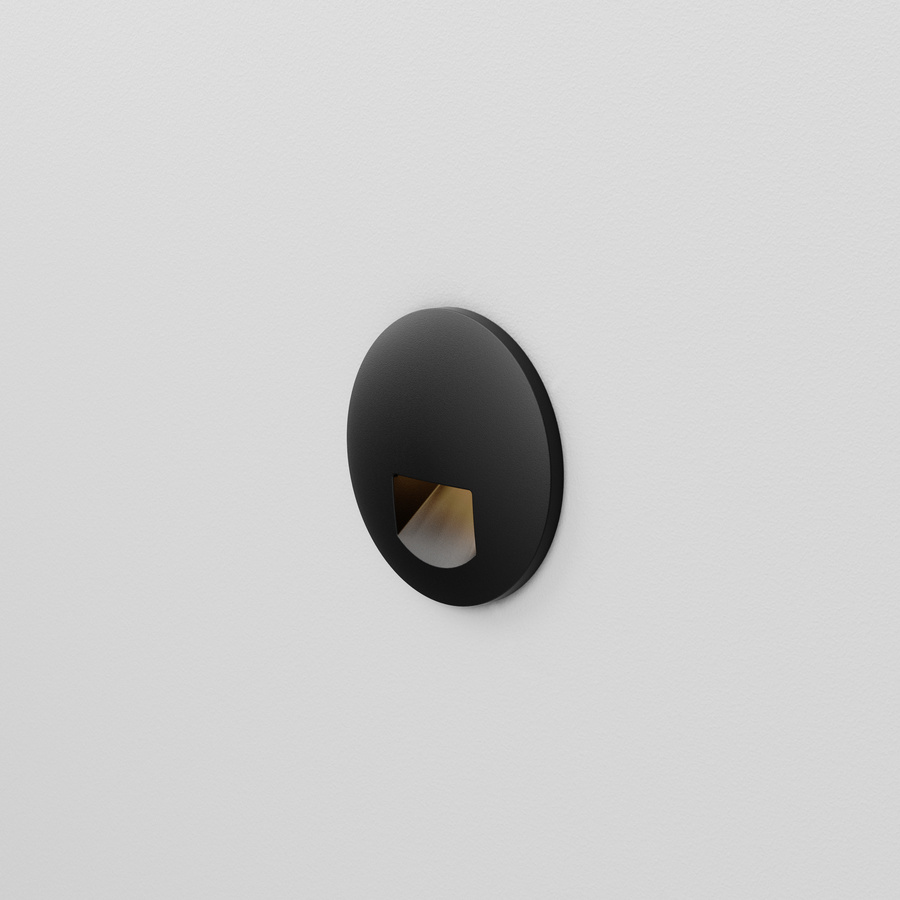 26589-m930-db-00-12 AQForm EMOT rotund LED M930 de perete negru