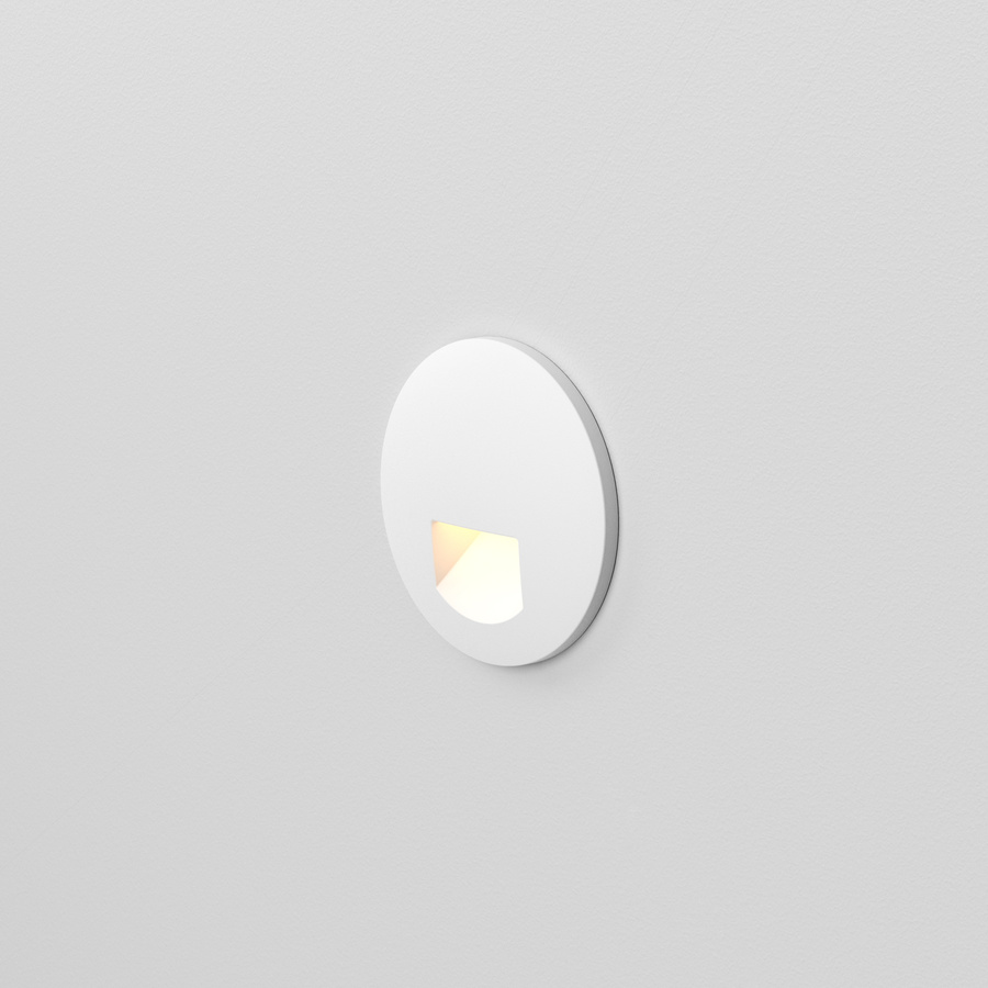 26589-m930-dw-00-13 AQForm EMOT rotund LED M930 de perete alb