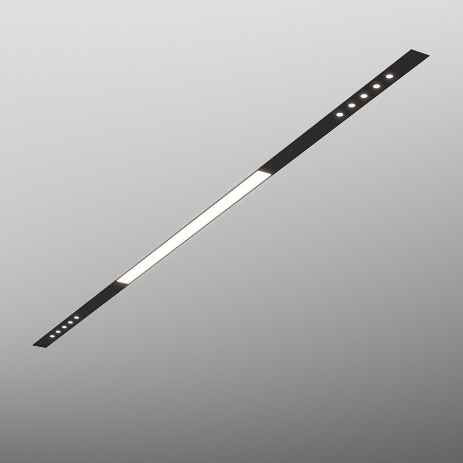 30227-m930-w3-00-12 AQForm MIXLINE 216 LED M930 54° încastrat negru