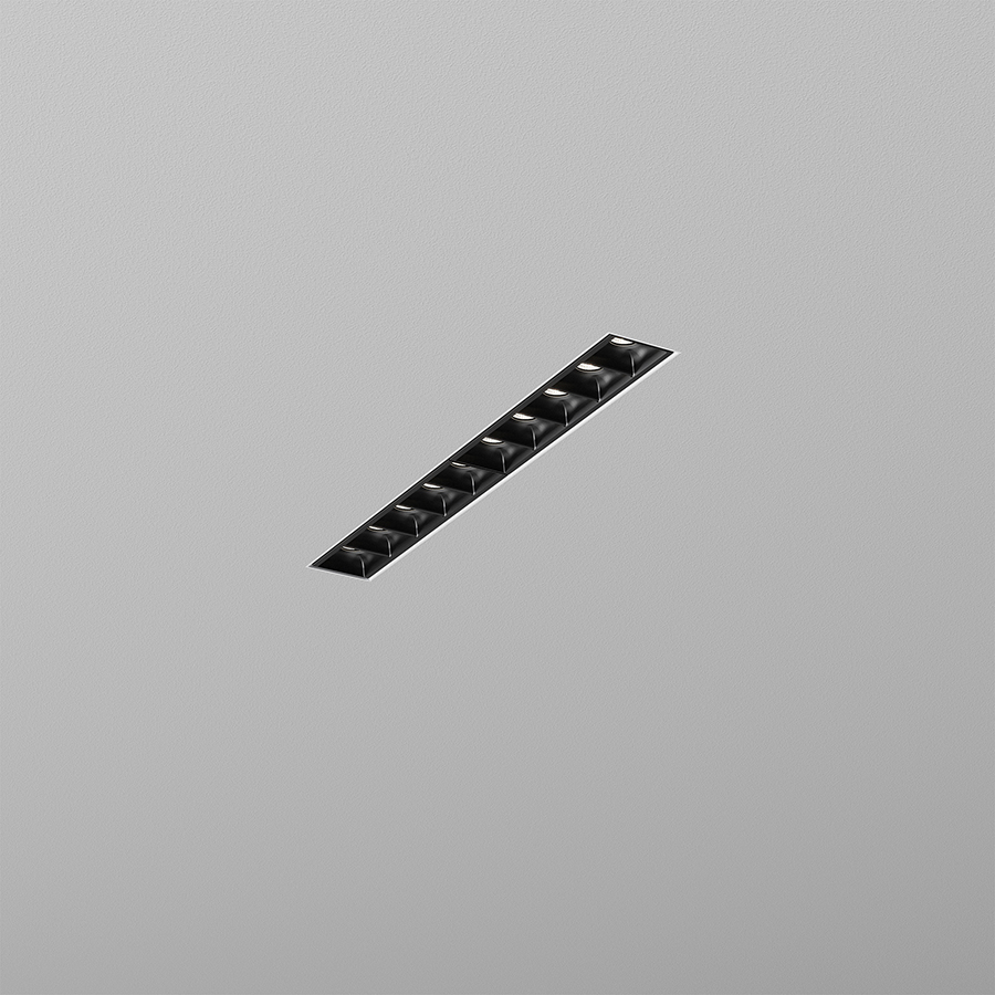 AQForm RAFTER points 27 LED L930 50° încastrat negru
