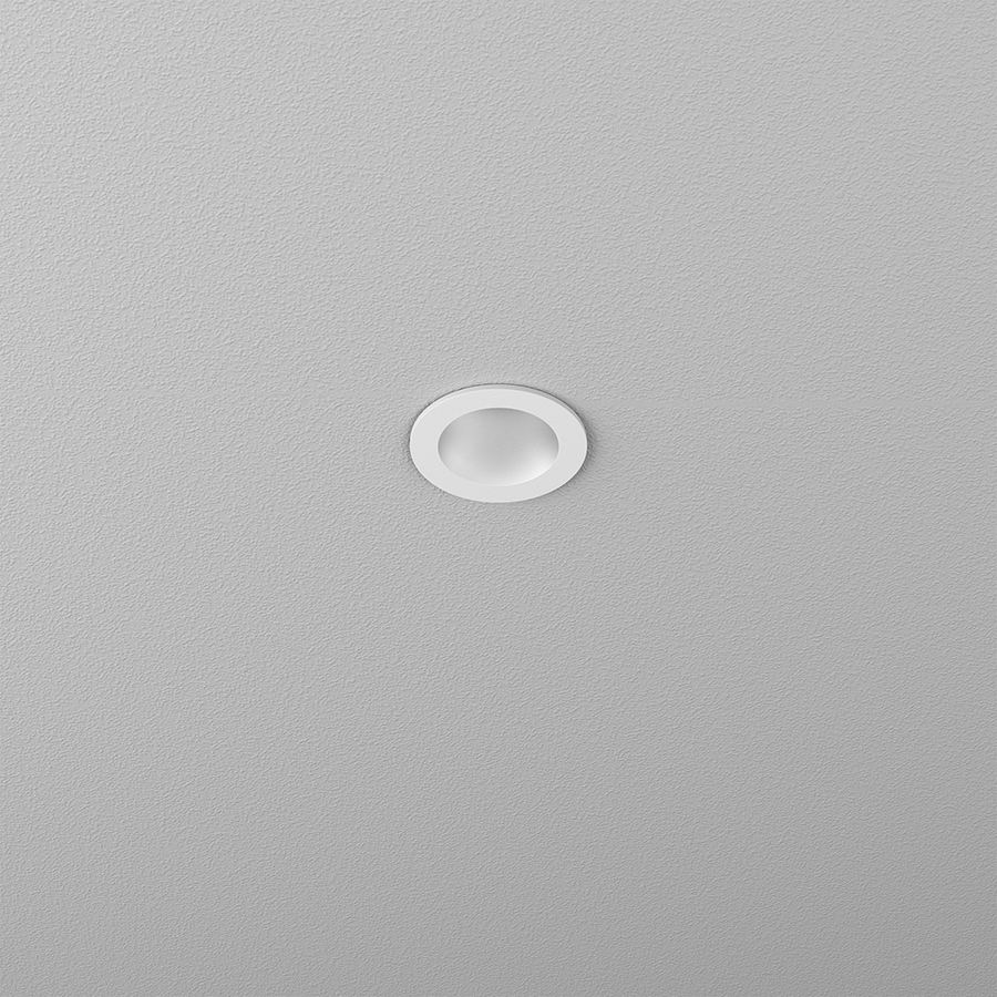 38011-m930-fw-00-13 AQForm HOLLOW micro LED etanș M930 30° încastrat alb