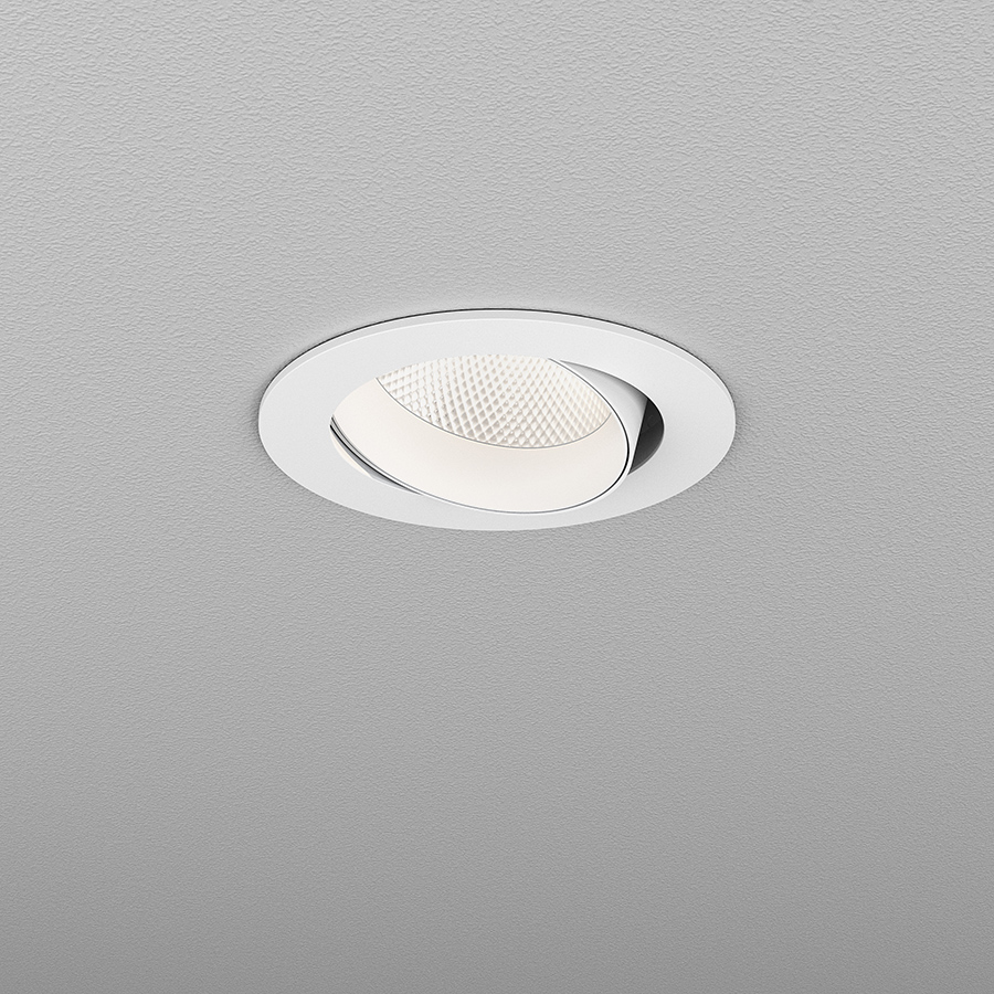 38047-m930-ww-00-13 AQForm PUTT midi orientabil LED etanș M930 50° încastrat alb