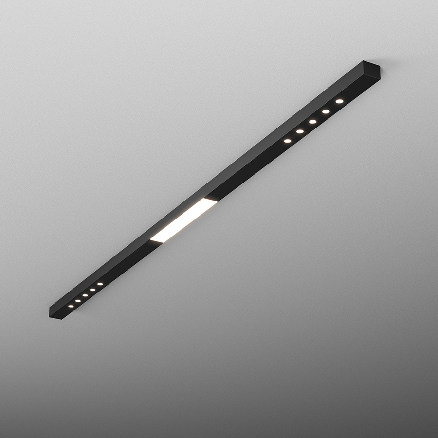 AQForm MIXLINE 160 LED M940 54° aplicat negru
