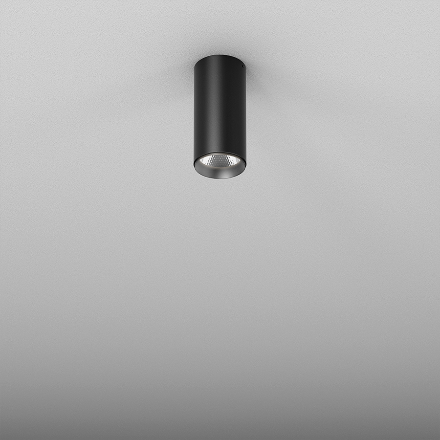 46962-m930-wb-00-12 AQForm PET midi 12 LED M930 50° aplicat negru