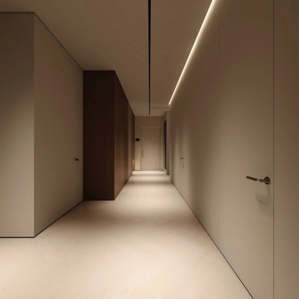 profil led scafa shadow gap negru Profil LED Scafa Shadow Gap Negru – Difuzor Opal Inclus