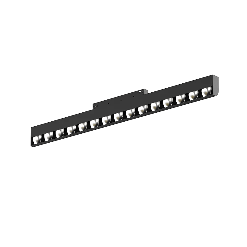 Modul sina Wallwasher, 10W, 3000K, CRI>90, asimetric 60x25x75, On/off, Negru.
