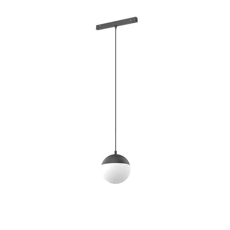 Pendul magnetic Sphere, 5W, 3000K, CRI>90, optica 360 grade, DALI, Negru.