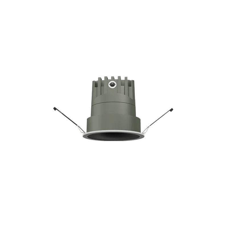 Spot incastrat Ray 75, 12W, 2700K, CRI>90, optica 36 grade, On/off, Rama Alba, diametru 75mm.