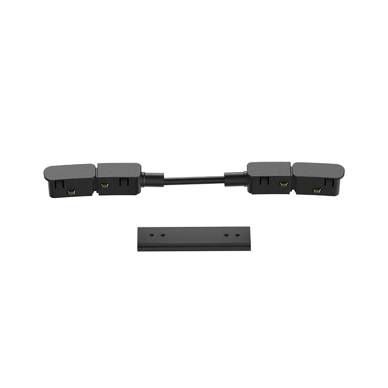 Conector liniar MT20 aparent, Negru, 190x17x16.2mm.